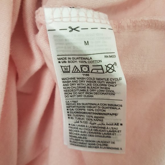 Old Navy Sz M Pink 'Jolly Good Times' Top - NWT - Picture 5 of 7